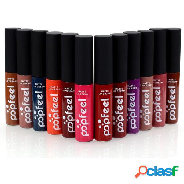 Free shiping popfeel lip makeup waterproof matte liquid