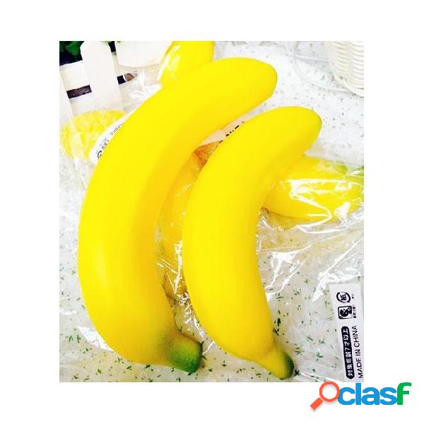 Free shipping 20pcs-new!soft squishy funny yellow banana