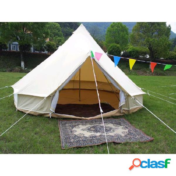 Free shipping! 5m diameter 5+ people waterproof yurt tent