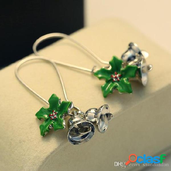 Free shipping christmas silver plated eardrop piercing
