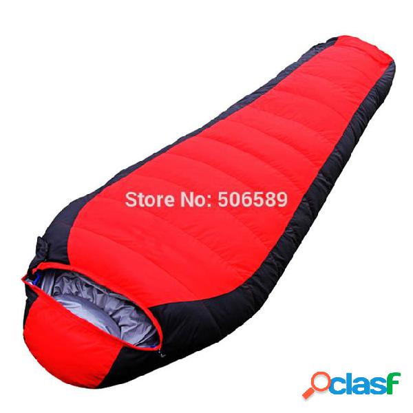 Free shipping single sleeping bag winter use 320t nylon