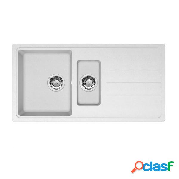 Fregadero MEPAMSA Janus 150 2c 1e Blanco 97cm