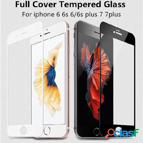 Full cover 9h hard edge tempered glass for iphone 6 6s plus
