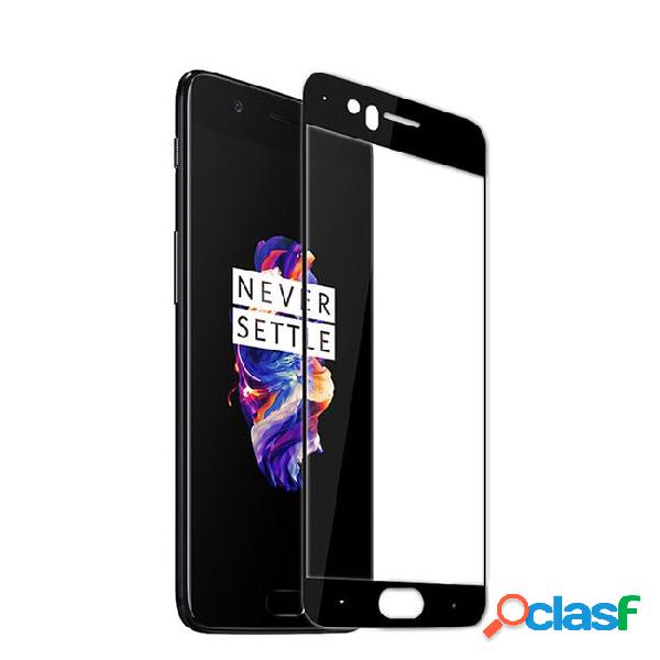 Full cover premium tempered glass for one plus 5