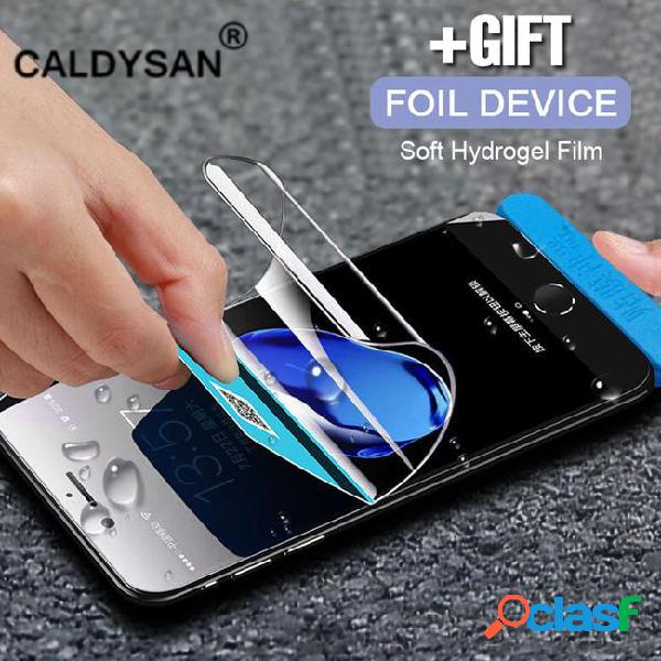 Full cover soft hydrogel film for iphone x 6 6s 8 7 plus 10