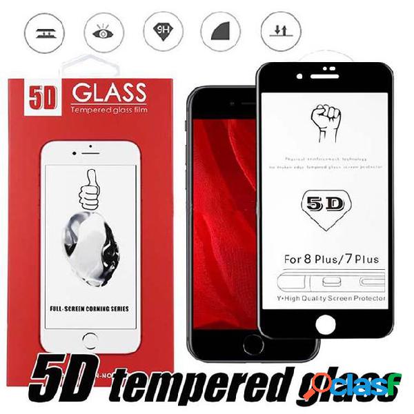 Full cover tempered glass 5d curved edge full cover screen