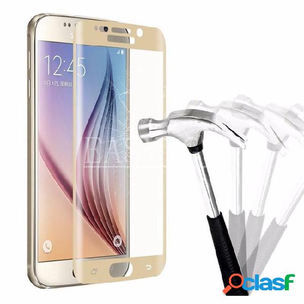 Full cover tempered glass screen protector guard hardness