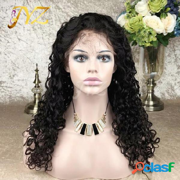 Full lace human hair wigs for black women brazilian virgin