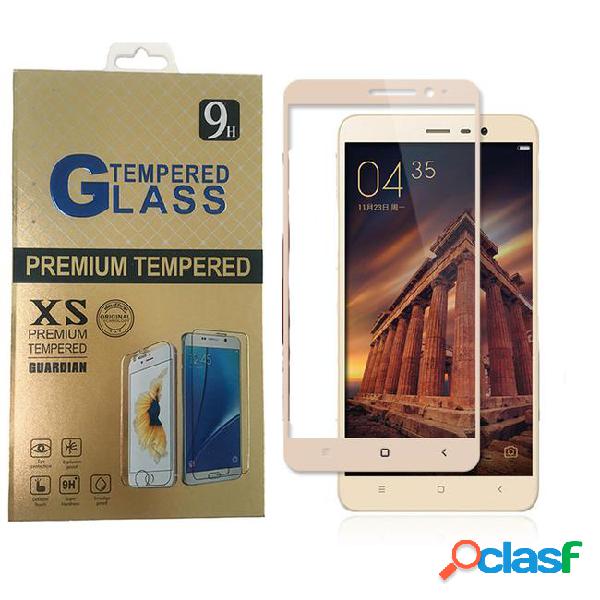 Full screen protector film tempered glass for redmi note 2