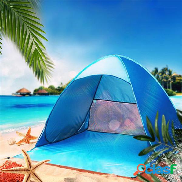 Fully automatic set-up camping beach shade tent speed open