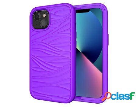 Funda TPU 2 en 1 desmontable textura ondulada antiderrapante