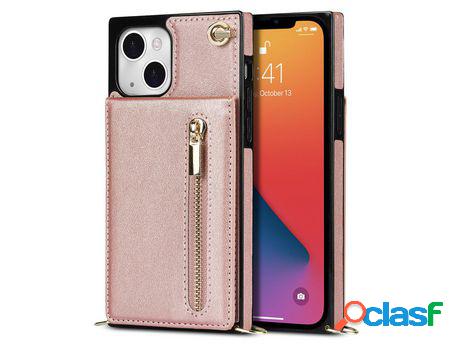 Funda TPU + PU Anti-lágrimas con suporte de pontapé