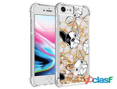 Funda TPU canto reforçado glitter Filhote de cachorro