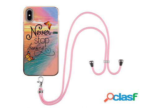 Funda TPU galvanoplastia patrón de flores a prueba de