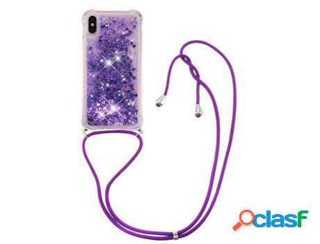 Funda TPU patrón de areia movediça brilhante con cabo