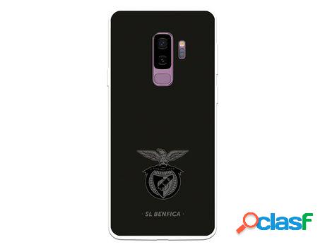 Funda para Samsung Galaxy S9 Plus del Escudo Fondo Negro -