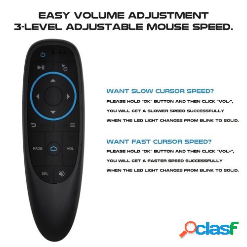 G10BTS Control remoto Bluetooth 5.0 Air Mouse IR Giroscopio