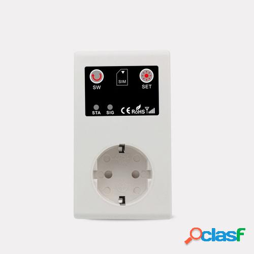 GSM Intelligent Power Socket Llame a SMS APP Control remoto