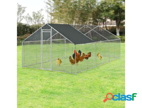 Gallinero para Gallinas PRO.TEC (3 x 6 x 2 m - Ao -