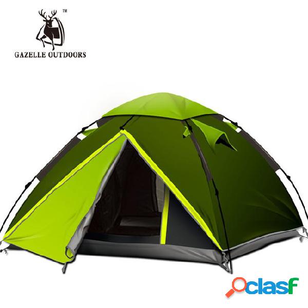 Gazelle 3-4 person quick automatic opening tents camping