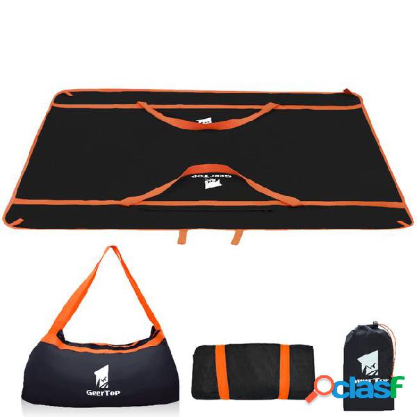 Geertop multifunctional beach blanket, waterproof travel bag