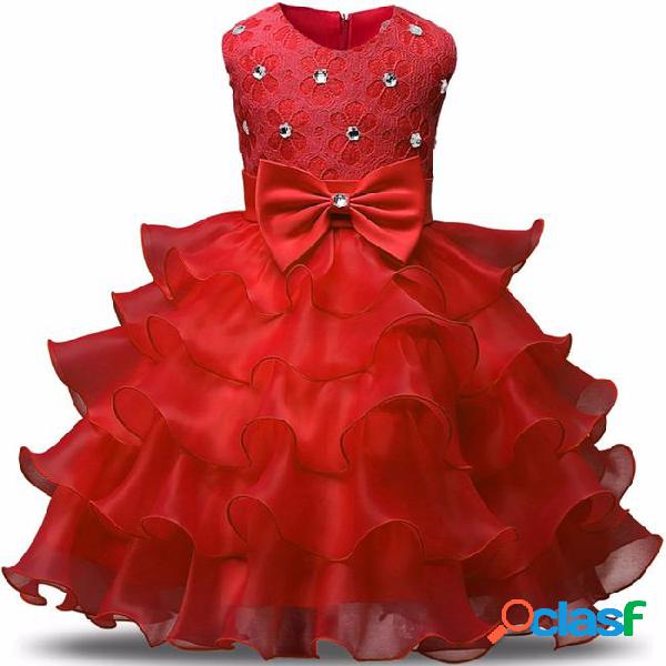 Girl dress sleeveless kid dresses girls clothes party