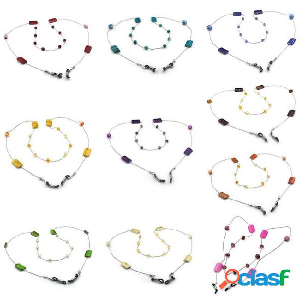 Glasses chain floral beads pendant non slip lanyard fashion