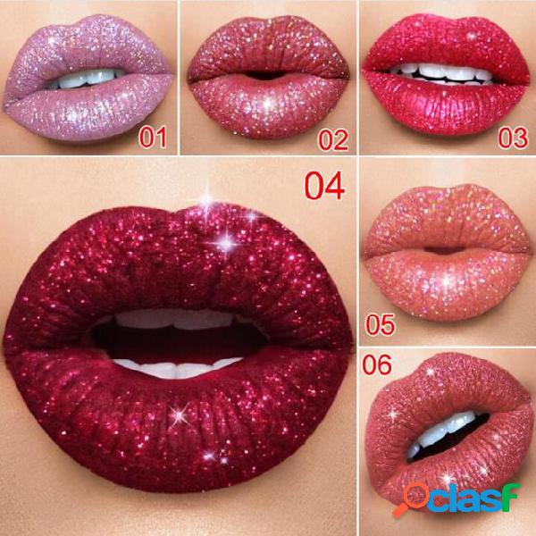 Glitter lip gloss waterproof long-lasting lipgloss diamond