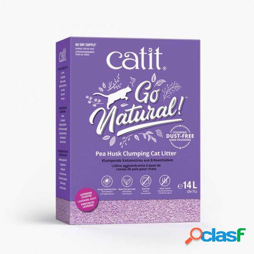 Go Natural! Arena Cáscara de Guisantes Aroma Lavanda 5.6 kg
