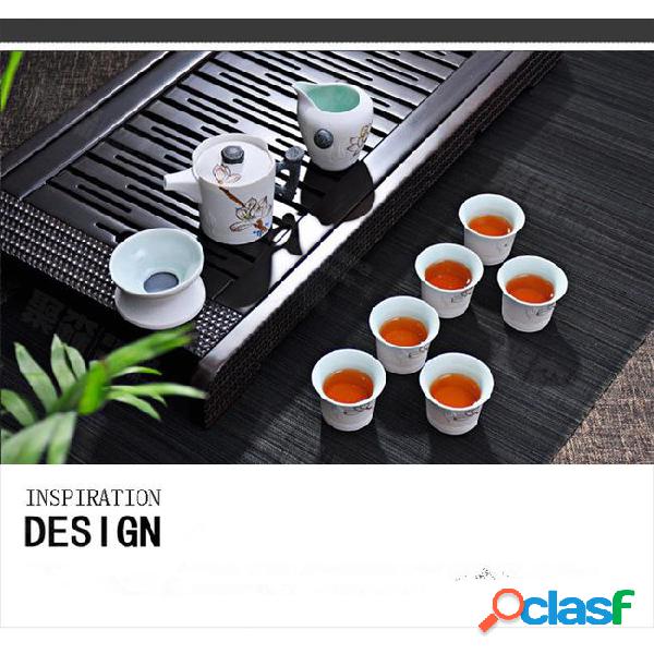 Gongfu tea set chinese teapot teacups gaiwan ceramic coffee