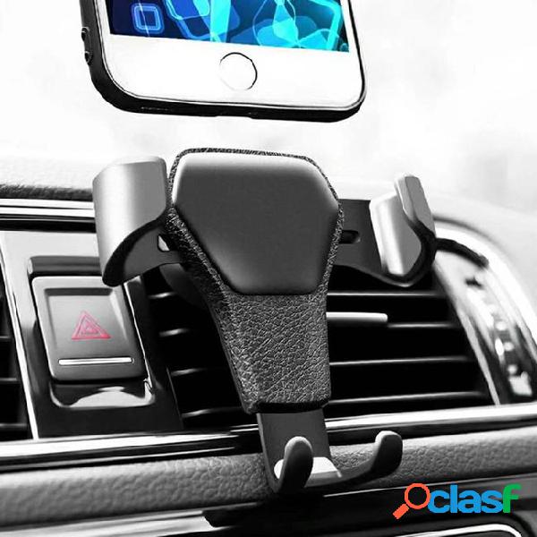 Gravity sensor car holder for phone in car air vent clip