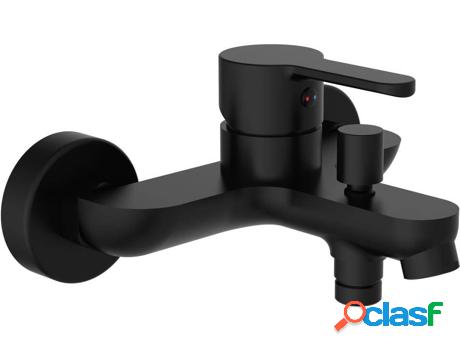 Grifo Mezclador de Baño SCHÜTTE Denver (Negro - Latón)