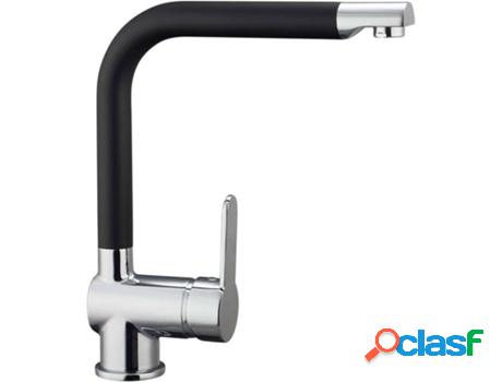 Grifo Mezclador de Lavabo SCHÜTTE Rio (Negro - Latón)