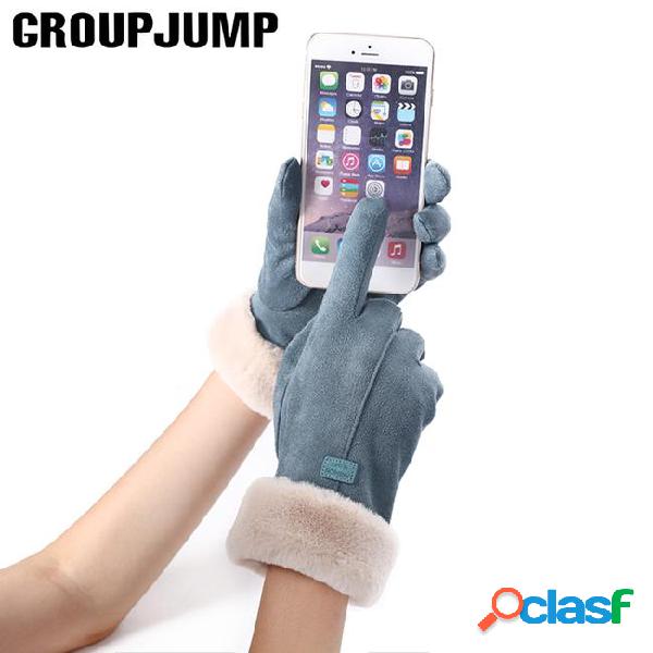Group jump 2018 winter gloves for women girl female warm