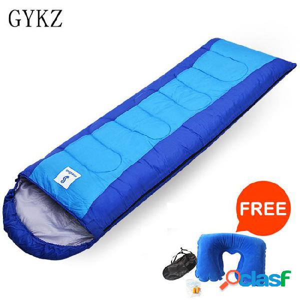 Gykz autumn winter adult cotton sleeping bag envelope type