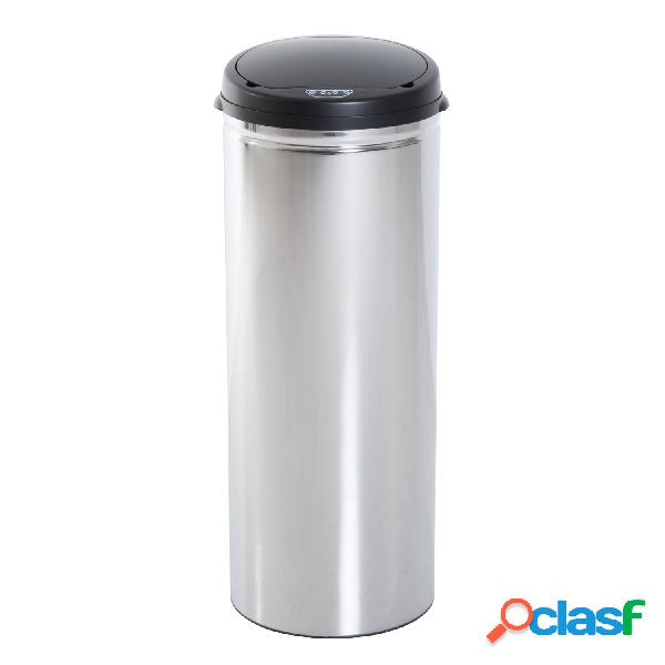 HOMCOM Contenedor Papelera Cubo Basura 50L con Sensor