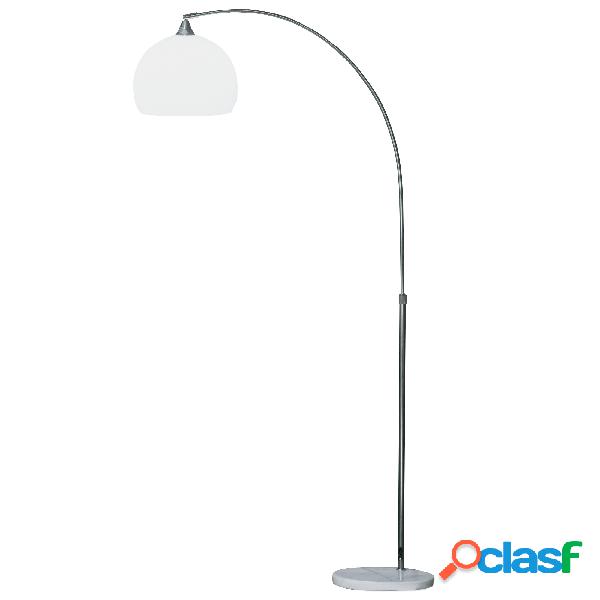 HOMCOM Lámpara de Pie Ajustable en Altura de 130-180 cm con