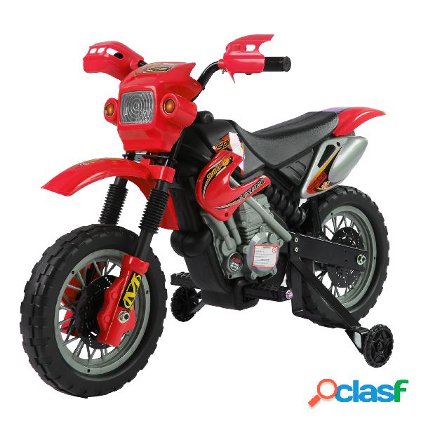 HOMCOM Moto Electrica Infantil Bateria 6V Recargable Niños