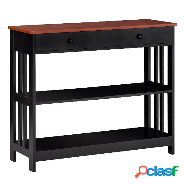 HOMCOM Mueble Recibidor Estrecho Mesa de Consola con 1