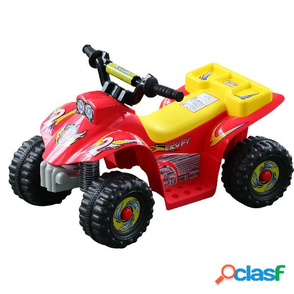 HOMCOM Quad Batería 6V Moto Eléctrica Infantil Niños +18