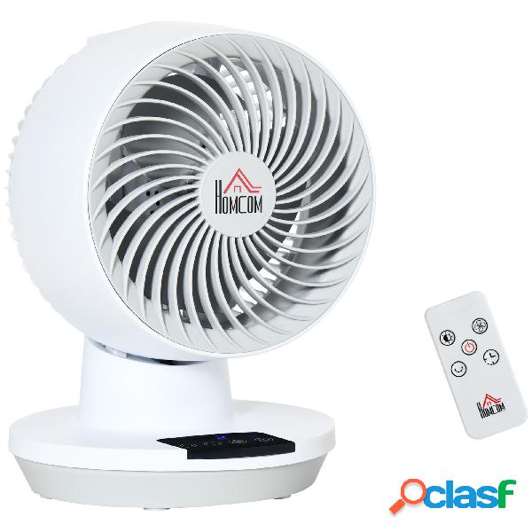 HOMCOM Ventilador de Escritorio 45 W Ventilación de Mesa