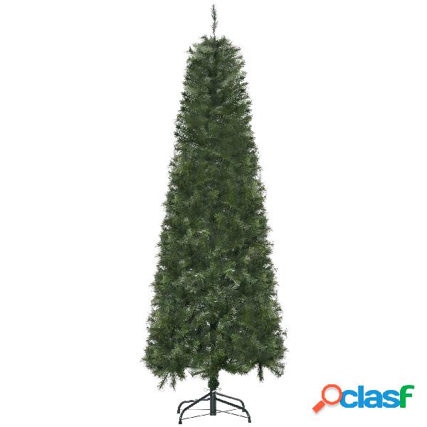 HOMCOM Árbol de Navidad Artificial 180 cm Ignífugo con 493