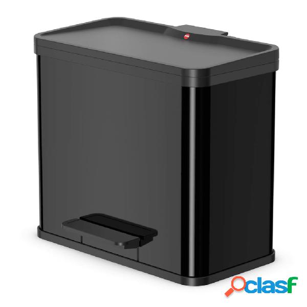 Hailo Cubo con pedal Oko Trio Plus tamaño L 3x9 L negro
