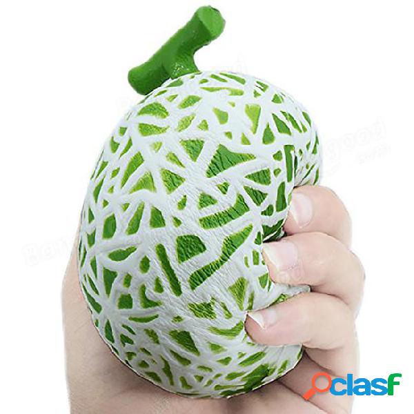 Hami melon squishy jumbo fruit slow rising 10cm retail