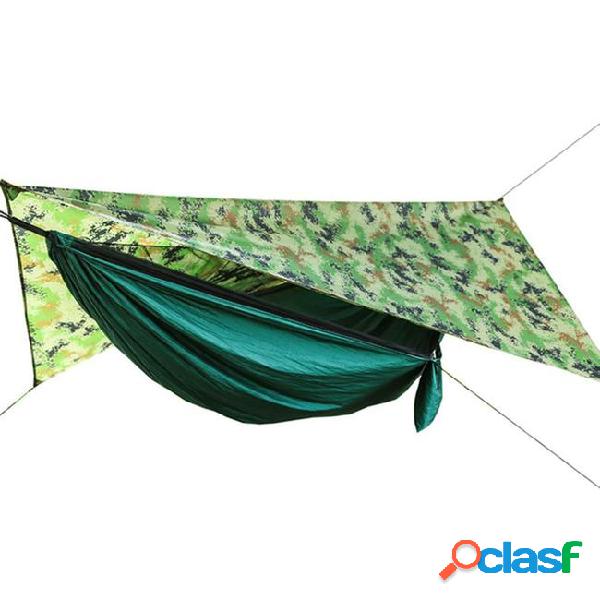 Hammock set camping sunshade tent hammock with mosquito