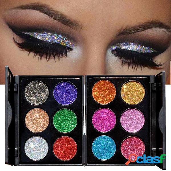 Handaiyan brand makeup 6 colors waterproof glitter metallic