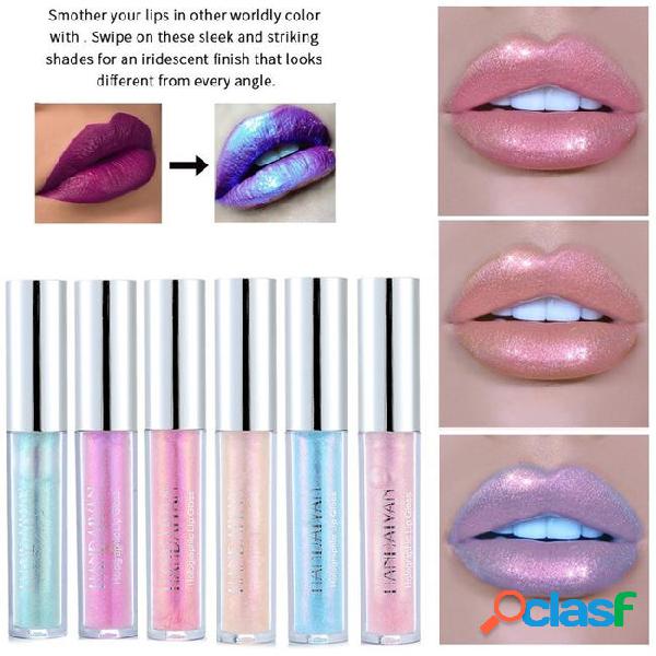 Handaiyan long lasting shimmer lip gloss moisturizer glitter