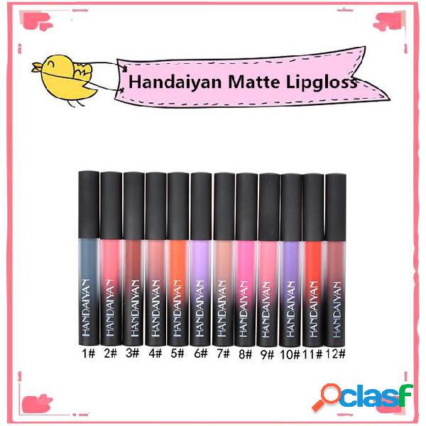 Handaiyan matte velvet lipgloss makeup waterproof long