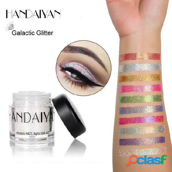 Handaiyan new 10 color glitter eyeshadow powder