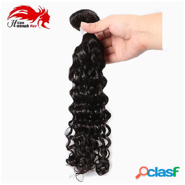 Hannah hair product brazilian virgin hair deep wave 100g/pc